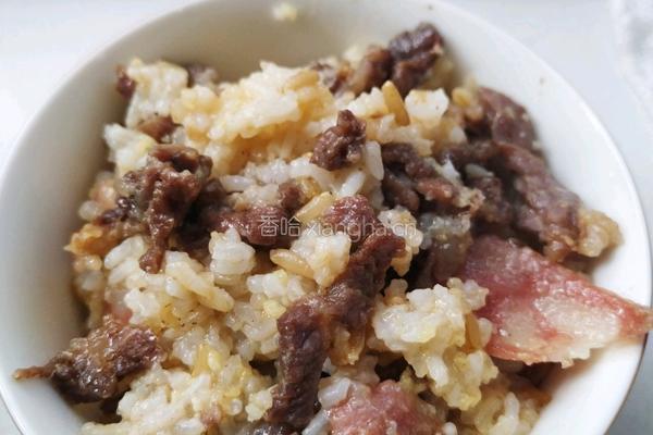 腊味牛肉焖饭(三人份）的做法图解6