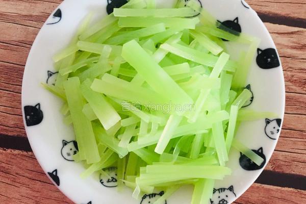 凉拌莴苣的做法图解5