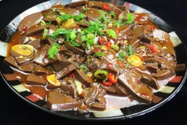 酸辣鸭血的做法图解6