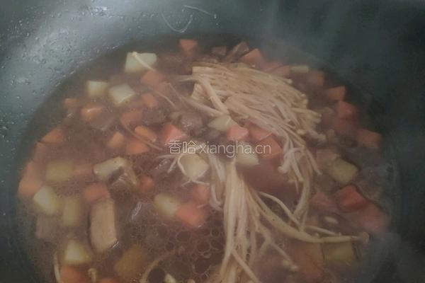 牛腩绘面片（毛豆）的做法图解4