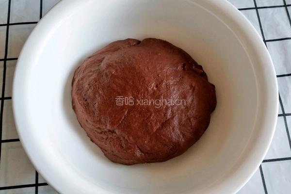 巧克力核桃面包的做法图解18