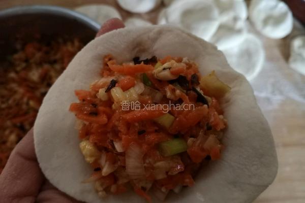 胡萝卜素馅包子的做法图解17