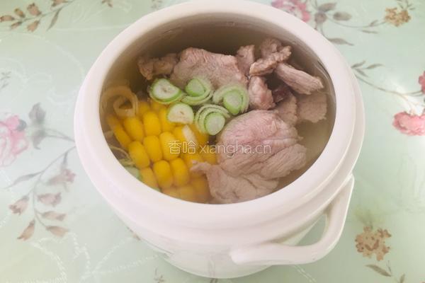 玉米山药瘦肉蒸盅的做法图解12