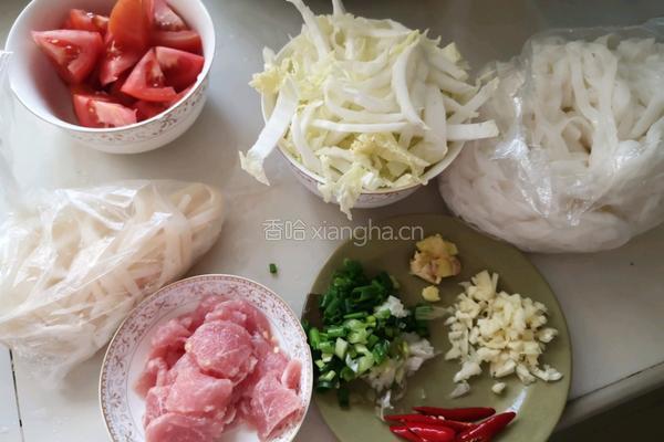 老友粉的做法图解1