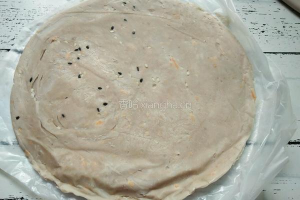 火腿肠手抓饼卷的做法图解4