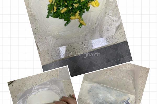 手抓饼韭菜盒子的做法图解4