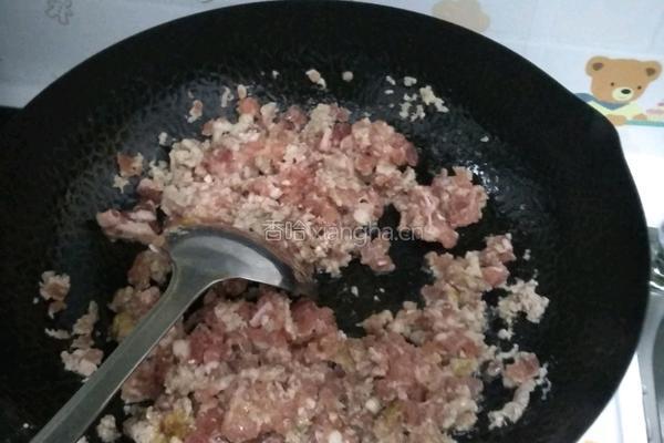 香菇肉酱的做法图解2