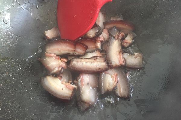 炒腊肉的做法图解2
