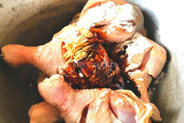 电饭锅盐焗鸡腿的做法图解4