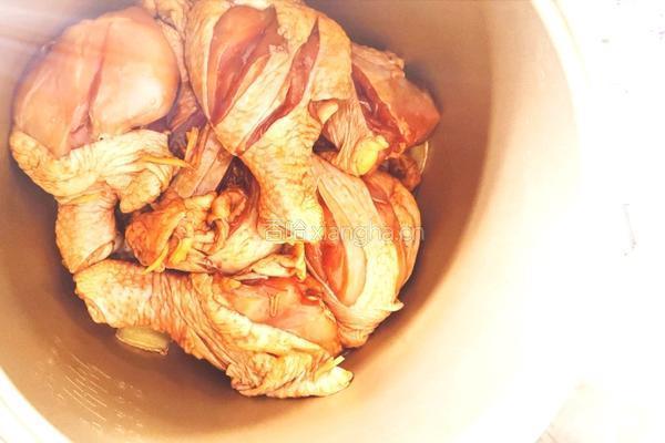 电饭锅盐焗鸡腿的做法图解8