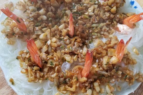 蒜蓉大虾粉丝的做法图解6