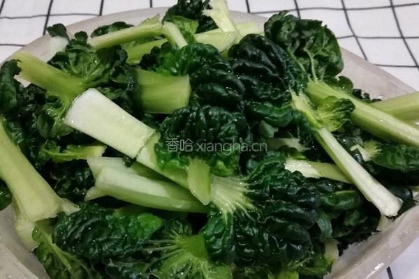 海米炒塔菜的做法图解5