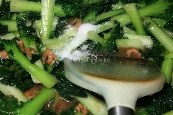 海米炒塔菜的做法图解11