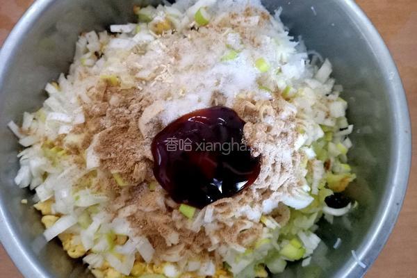 卷心菜素馅包子的做法图解13