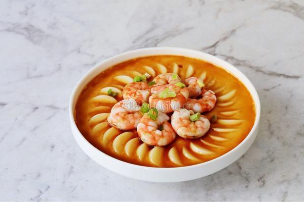 鸡蛋豆腐蒸虾仁的做法图解14