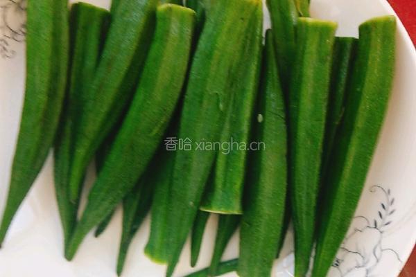 耗油秋葵的做法图解1