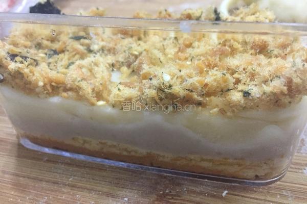 芋泥麻薯肉松盒子的做法图解11