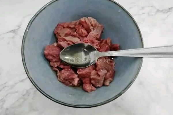 孜然牛肉的做法图解3