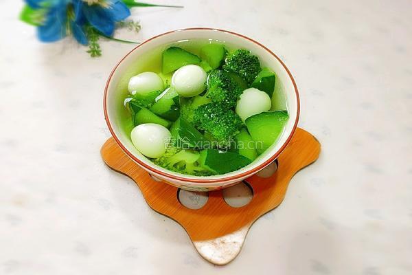 鹌鹑蛋汤的做法图解13