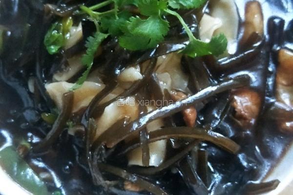 海带豆角打卤面的做法图解7