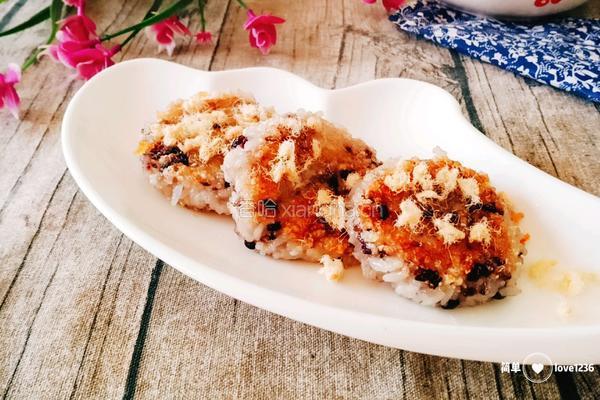 芝士肉松饭团的做法图解12