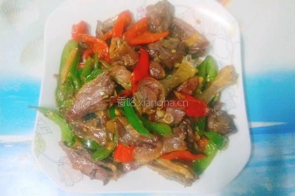 辣椒炒腊鸭腿
