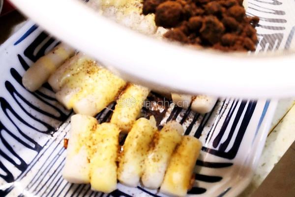 芝士烤年糕的做法图解5