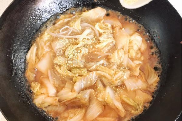大白菜粉丝的做法图解8