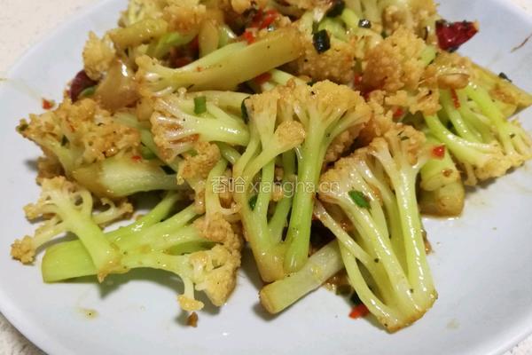 家常炒花菜