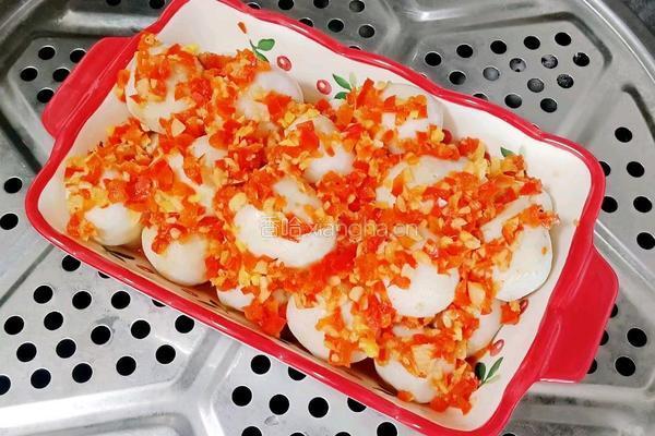 剁椒蒸芋头的做法图解12