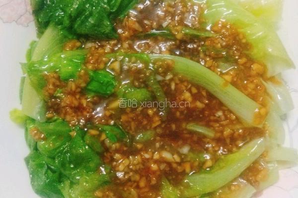 蒜蓉蚝油生菜