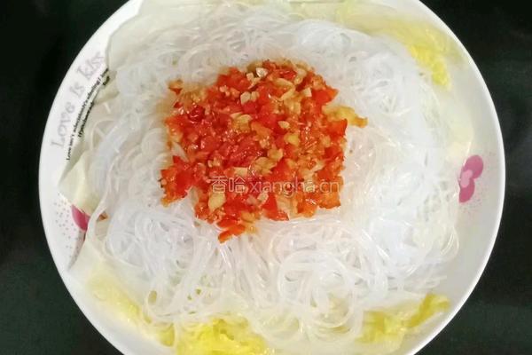 蒜蓉粉丝娃娃菜的做法图解12