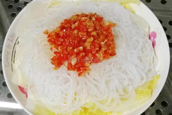 蒜蓉粉丝娃娃菜的做法图解13