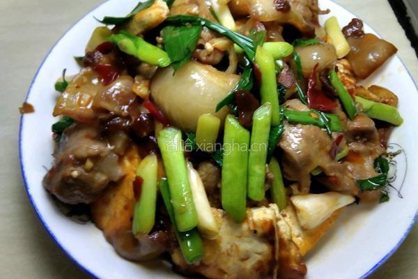 豆腐炒肉的做法图解13