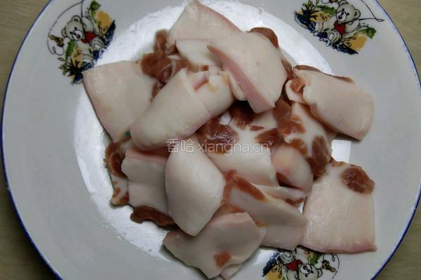 豆腐炒肉的做法图解2