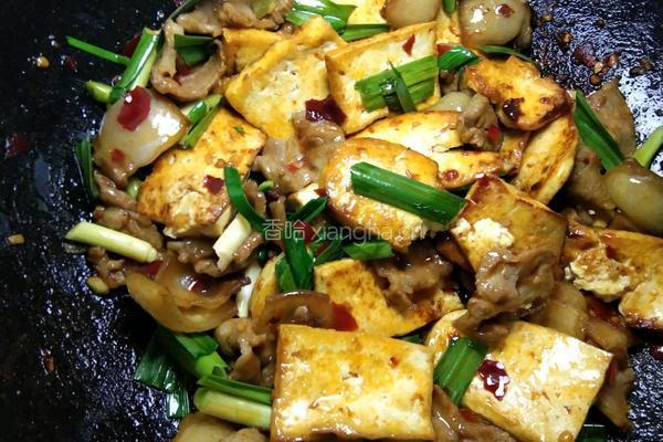 豆腐炒肉的做法图解12