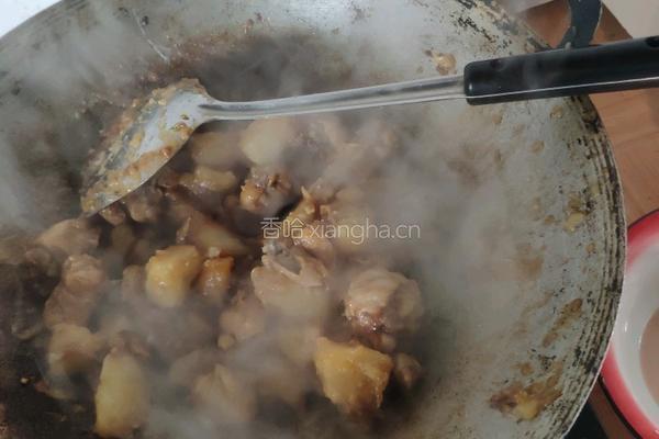 土豆炖鸡腿的做法图解11