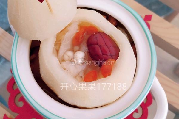 川贝母蒸梨的做法图解7