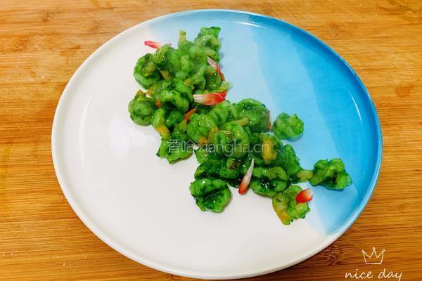 翡翠虾仁的做法图解11