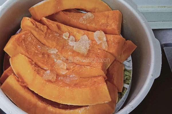 抗疫简餐蒸南瓜的做法图解5