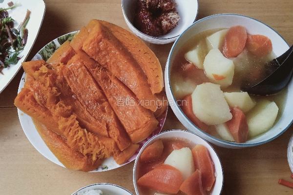 抗疫简餐胡萝卜土豆双蒸的做法图解8