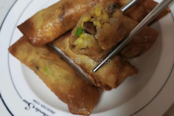 潮汕春卷（绿豆馅）
