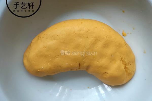 南瓜芝麻饼的做法图解4