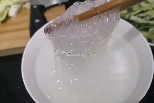 凉拌粉丝的做法图解6