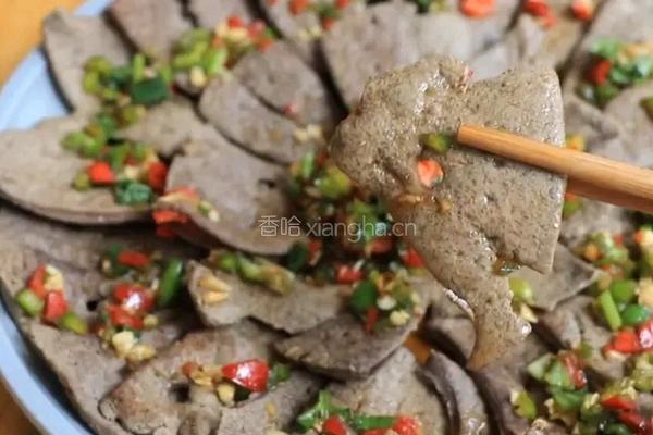 凉拌猪肝的做法图解6