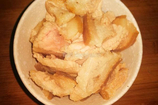 尖椒回锅肉的做法图解5