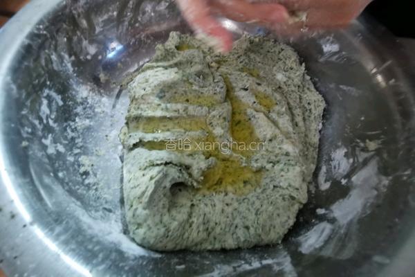 糯叽叽的艾草糍的做法图解7