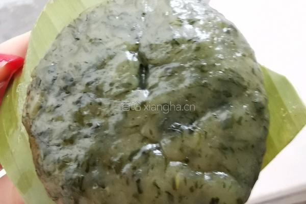 糯叽叽的艾草糍的做法图解13