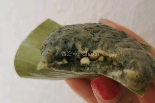 糯叽叽的艾草糍的做法图解14