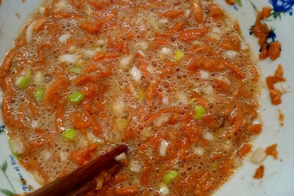 快手早餐 胡萝卜鸡蛋饼的做法图解5